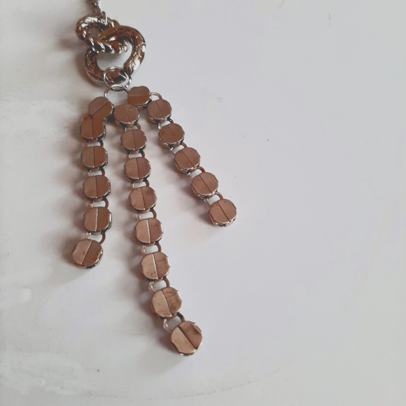 💚SALE 3 for $30 💚 Silver Statement   Ladies Necklace - Picture 3 of 4